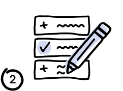 Add skills and bullet points in one click icon